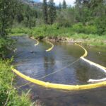 Booms Placed into a Stream